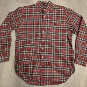 Ralph Lauren Red and Green Plaid Shirt
